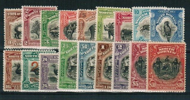 Image of North Borneo/Sabah SG 277/94 LMM British Commonwealth Stamp